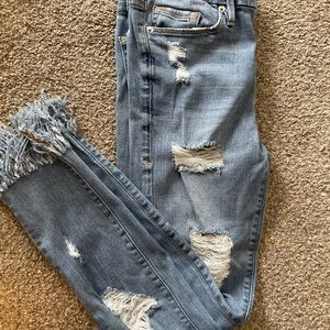 Good American Fringe Jeans